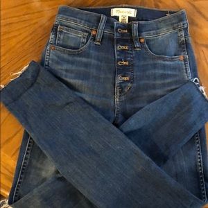 Madewell high rise skinny jeans